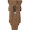 Ekena Millwork 3"W x 1 3/4"D x 6"H Extra Small Acanthus Pilaster Wood Corbel, Mahogany CORW03X02X06PAGM - alternate 2